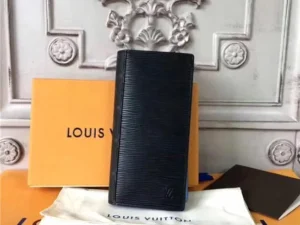 Louis Vuitton Brazza AAA Replicas Wallet Monogram Eclipse Epi